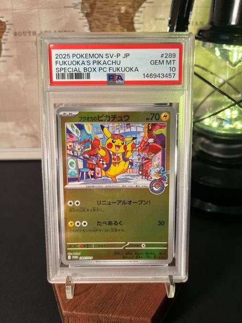 PSA 10 Fukuoka’s Pikachu #289 SV-P Promo - Pokemon Card Japanese JP