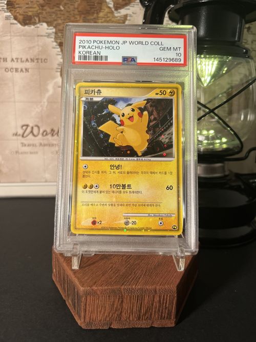 Pikachu Holo World Collection Promo Korean PW - Pokemon Card Japanese JP PSA10