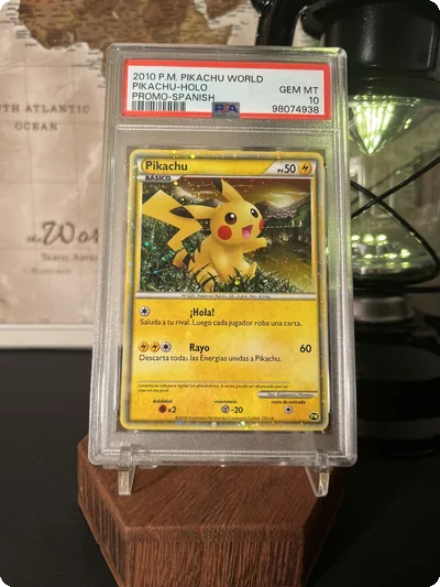 Pikachu Holo PW Promo Spanish Exclusive - Pokemon Card Japanese JP PSA10