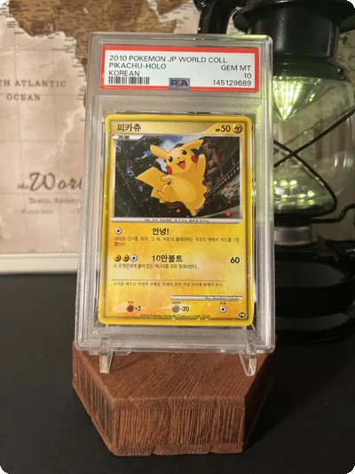 Pikachu Holo World Collection Promo Korean PW - Pokemon Card Japanese JP PSA10